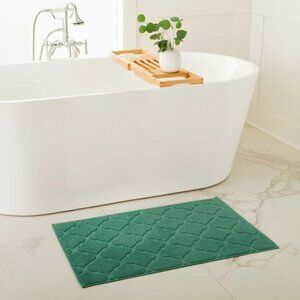 WelHome Geometric Tub Mats, 2-pack, Green, NWT